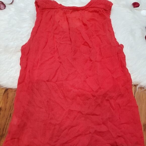 Lucky brand sleeveless peach color blouse - Picture 5 of 5